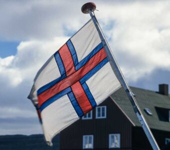 Färöer Inseln Nationalflagge